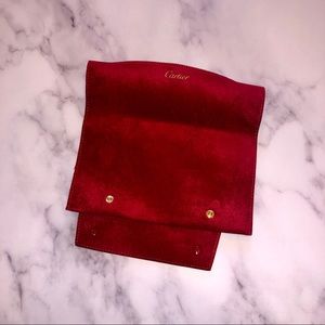 Cartier Velvet Jewelry Pouch